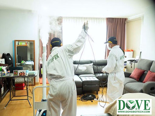 Antinfek sanitizing service for private condo