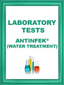 ANTINFEK TESTS WATER TREATMENT